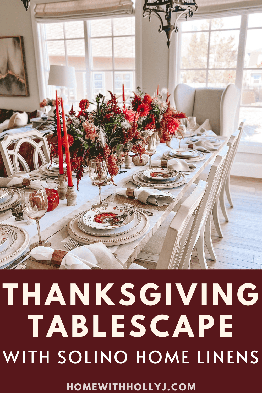 Set the mood for your Thanksgiving celebration with Solino Home's stunning linens, turning an ordinary table into a visual masterpiece. Learn more.