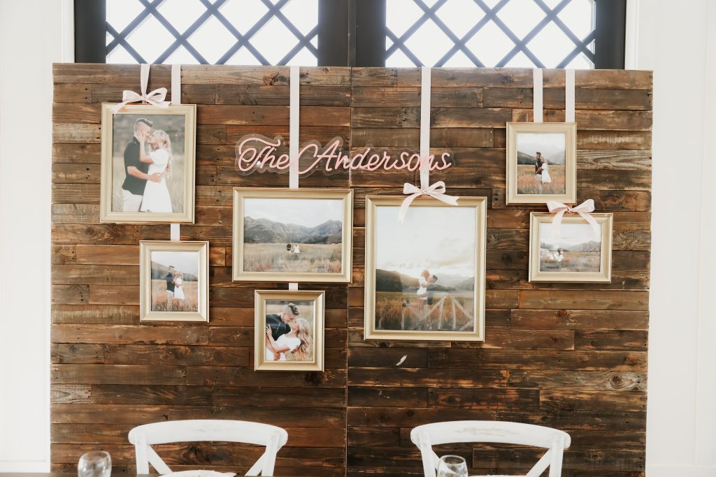 fall wedding backdrop