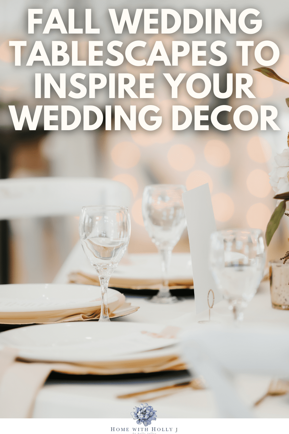 Planning a fall wedding? Get inspired by our fall wedding tablescapes that I put together for my daughter's wedding. Check them out here.