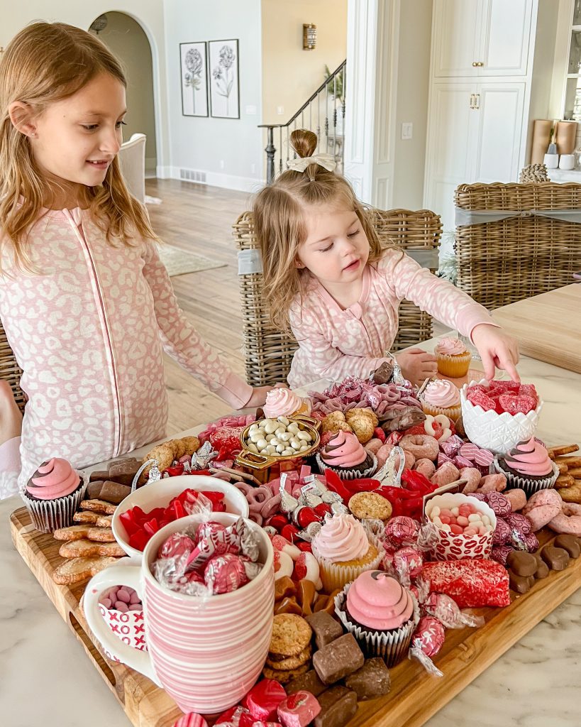 Make lasting memories with your family with a Galentine's Day breakfast gathering with candy tray