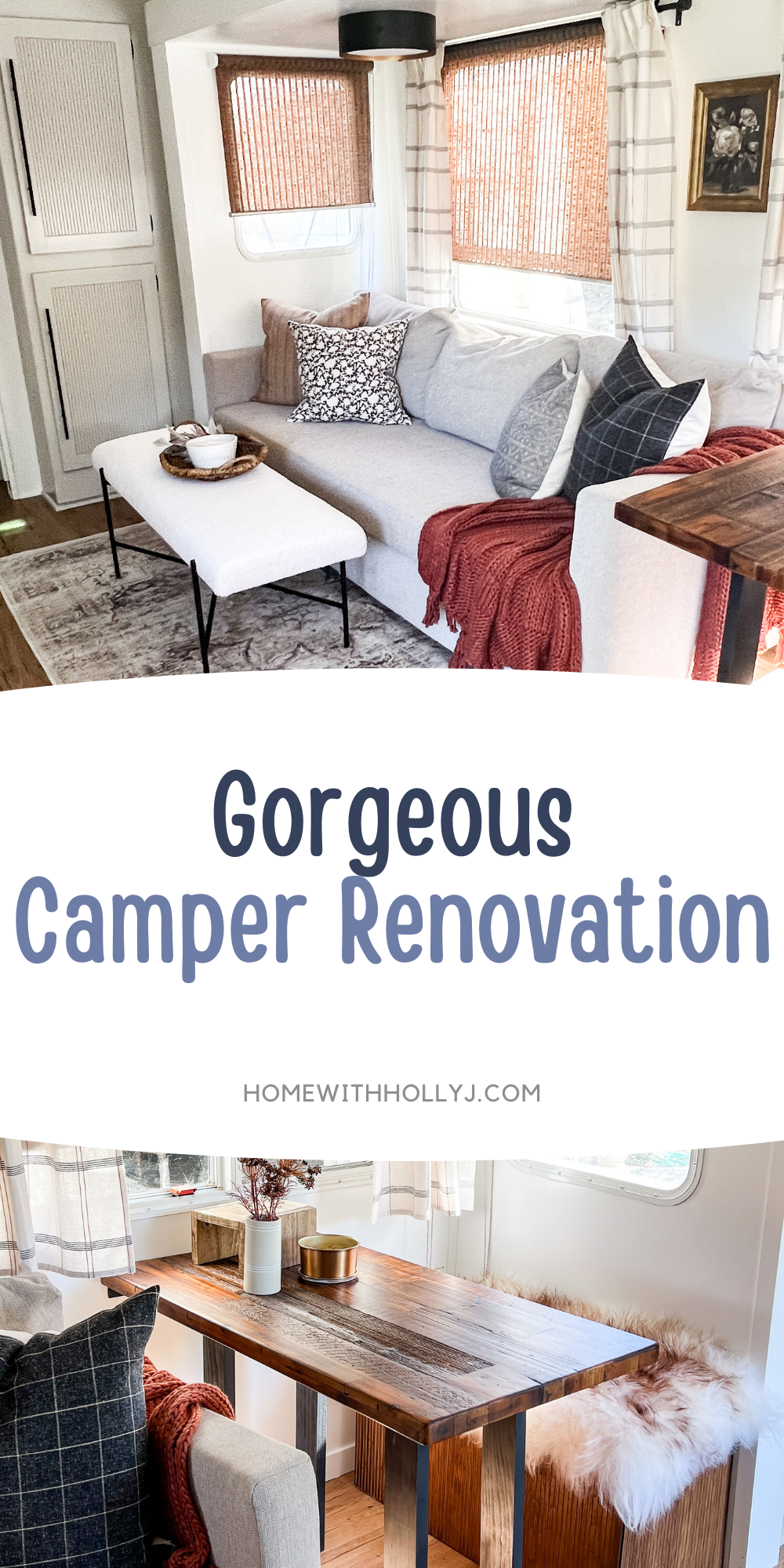 What to do for your anniversary when your spouse has everything? Check out this camper renovation for the ultimate 30th anniversary gift.