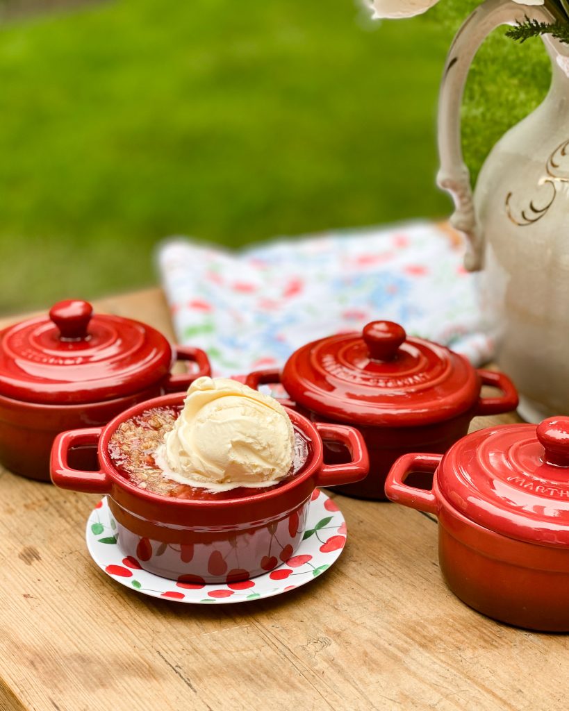 Looking for a delicious crumble dessert? Savor the sweetness of summer with this homemade cherry crisp recipe.