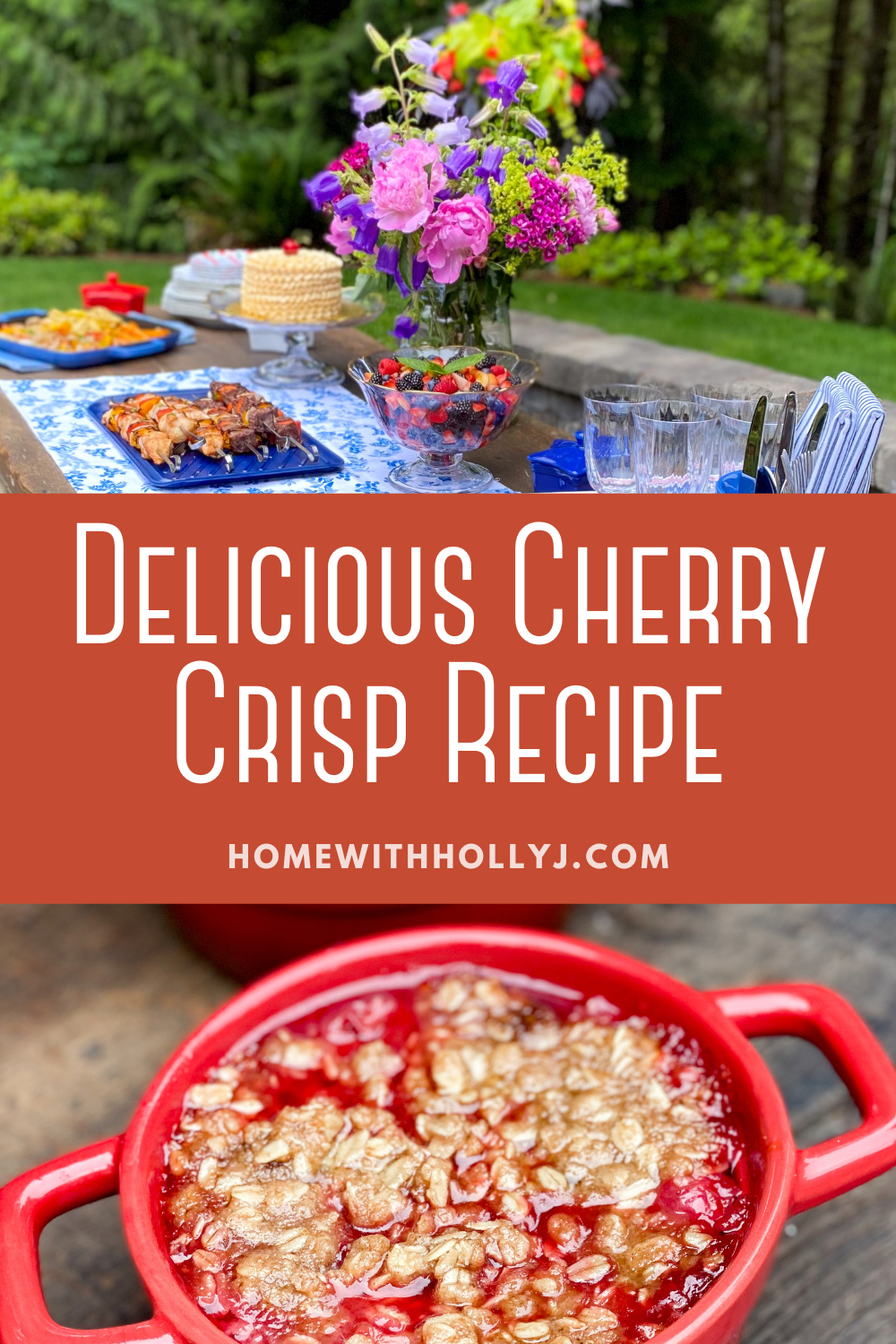Looking for a delicious crumble dessert? Savor the sweetness of summer with this homemade cherry crisp recipe.