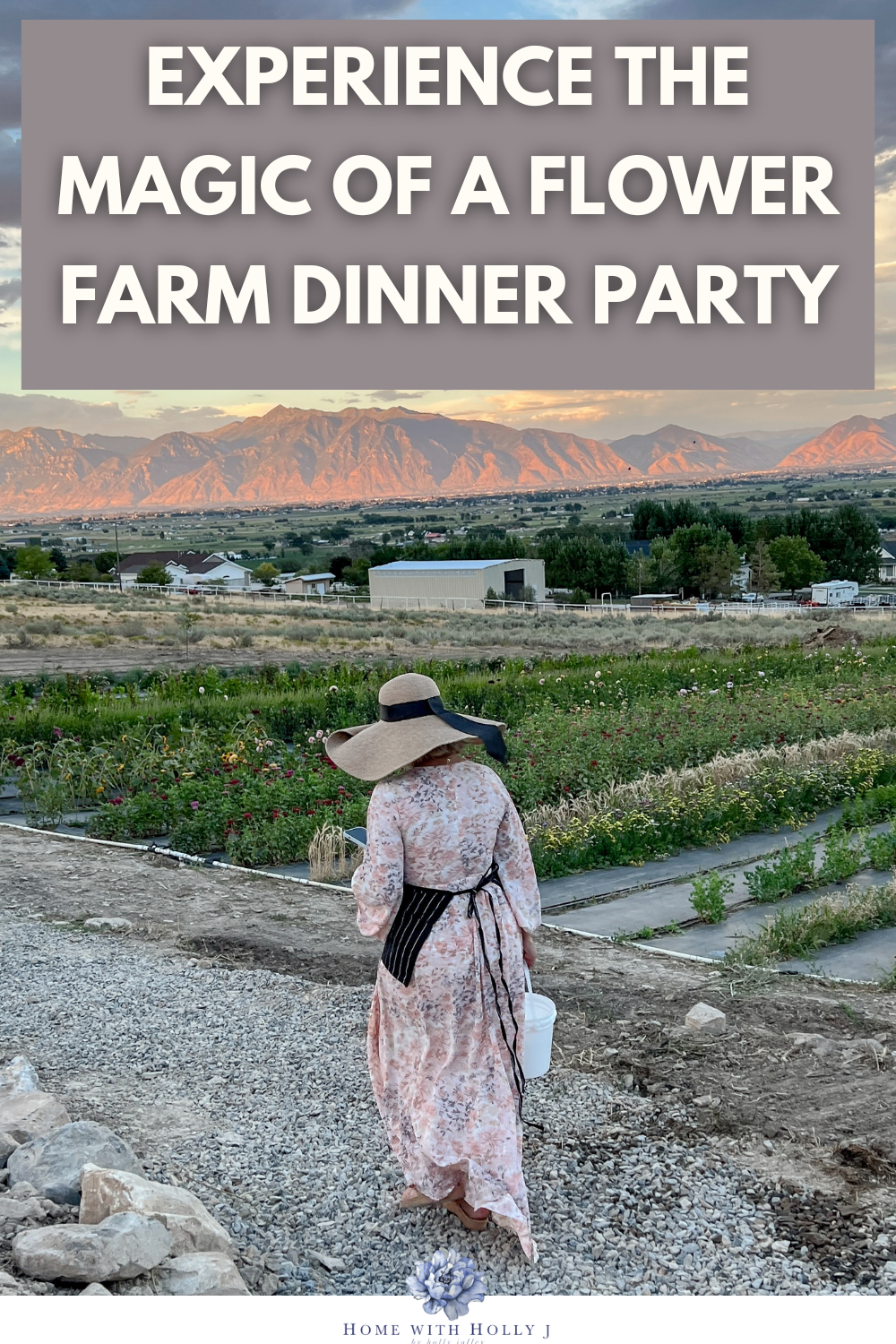 Discover the enchanting Chateau Monette Flower Farm in Payson, Utah. Join us for inspiration on hosting a beautiful flower farm dinner party.