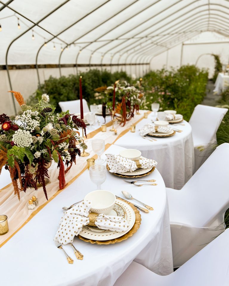 Hosting a Magical Dinner Party at Chateau Monette Flower Farm