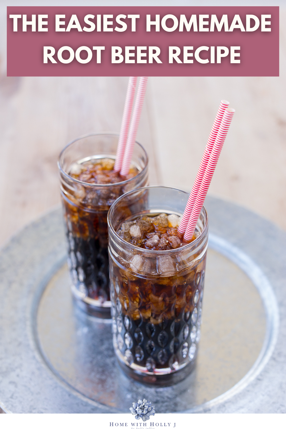 Make your own refreshing homemade root beer with this easy recipe! Just 4 ingredients and a hot summer's day is all you need.