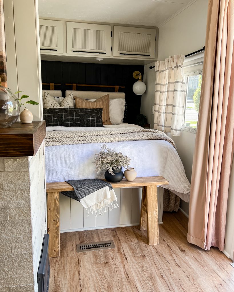 camper bedroom renovation