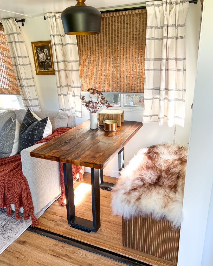 dining table camper renovation