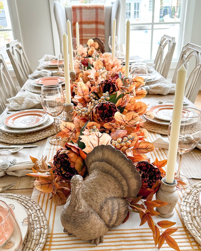 fall harvest tablescape