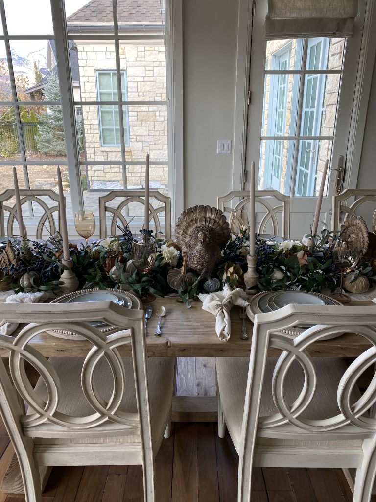 thanksgiving table setting