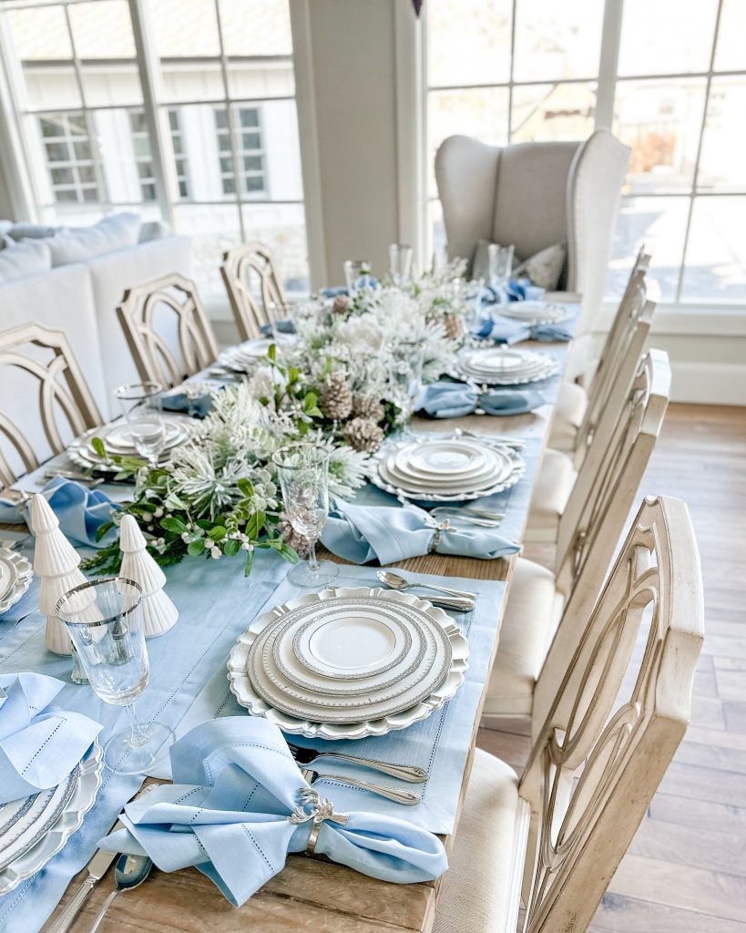 crystal table setting