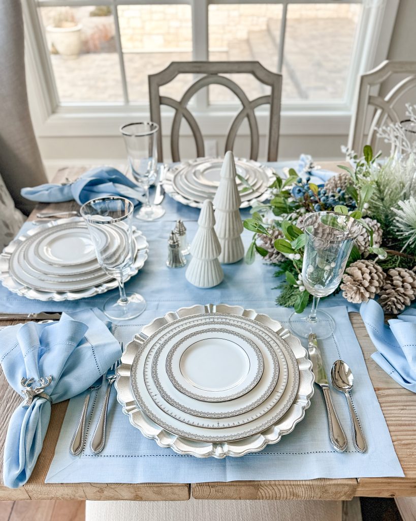 christmas place setting