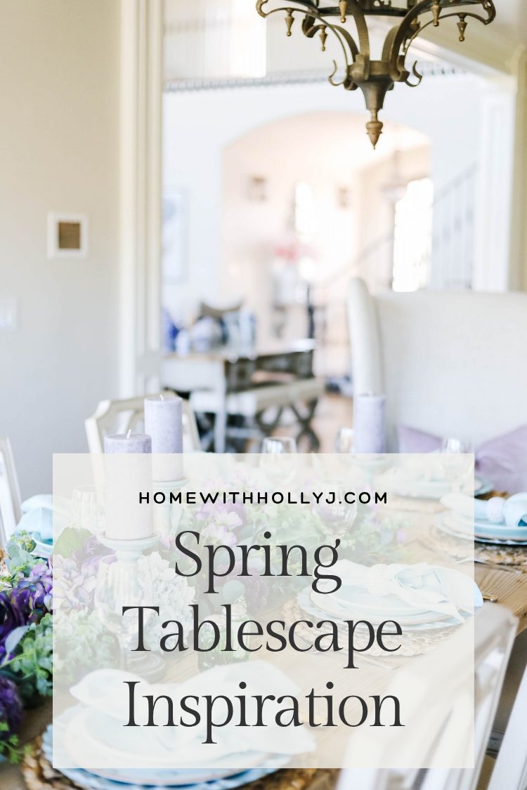 A pastel mix of teal and lavender that will bring you right into Easter and Spring. Sharing a spring tablescape you don't want to miss.